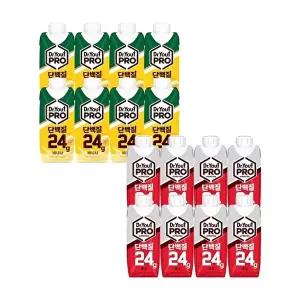 닥터유 프로 단백질 드링크 바나나 250ml x8 + 초코 250ml x8