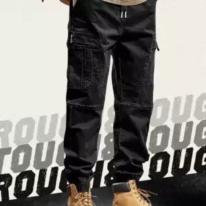 조거 팬츠 남성 카고 바지 밀리터리룩 러프함 고급 소재 unique