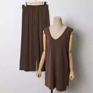 빅사이즈 207 백엑스나시팬츠투피스 DRAI955