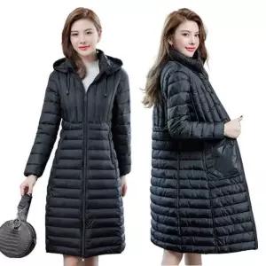 [라일리여성의류] Rly 여자롱패딩 여성롱패딩 경량패딩 방한롱패딩 가벼