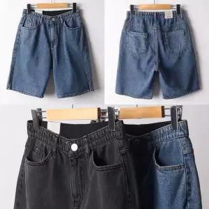 빅사이즈 506 하이텐션밴딩5부바지 DMDD825