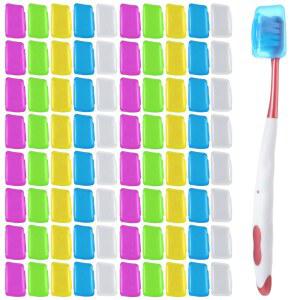 WLLHYF 150개 여행용 칫솔 헤드 커버, 휴대용 용기 캡 케이스 보호 커버 홈 호텔 야외 여행에 편리합니다