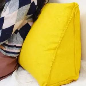 [골드스마일]필로우 침대 바디 빈백 삼각 등쿠션 등받이 침대등받이 대형등쿠션