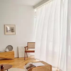 먼지없는 사생활보호 더 도톰한 쉬폰커튼 중대특 커튼 방풍 겨울 용 속 커텐 암막 쉬폰 차르르