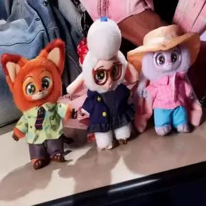 미니소 NISO 주토피아 와일드 키링 인형 주디 닉 피규어 6종세트