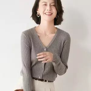 G007 가디건 LK 니트 4컬러숏 골지 CST7+6AKU