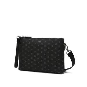 [롯데백화점]닥스 액세서리 [인기신상] [DBBA6E582BK] 블랙 DD로고 가죽 클러치백