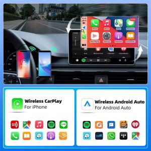 2in1 유선 무선으로 CarPlay 어댑터 안드로이드 호환 오토 동글 스마트 미니 박스 고 플러그 앤 플레이