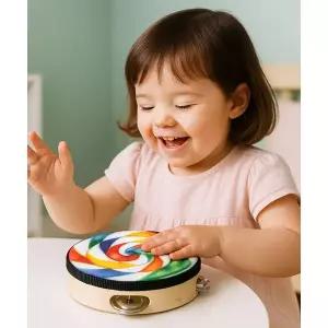 [다르담] 유아 영유아 아기 장난감 교구 캔디 탬버린 유아 음악 악기