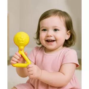 [다르담] 영유아 유아 아기 장난감 손잡이 마라카스 유아 음악 악기