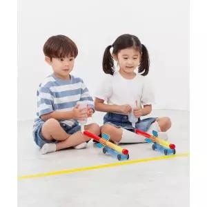 [다르담] 어린이 유아 학습지 에어로켓 만들기 과학 실험 키트 활동지 세트