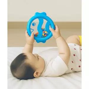 [다르담] 유아 영유아 아기 장난감 교구 물고기 드럼 유아 음악 악기