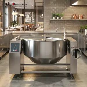디포 인덕션 회전국솥 대용량 대형 700인용 350L 국솥 업소용 DIK-700P