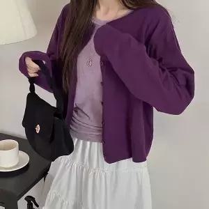 [제작/빅사이즈]이블렛 뉴이즈 라이트 베이직 니트 가디건 제이스타일