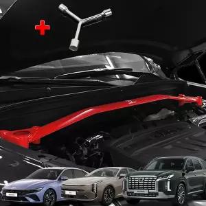 투싼 NX4 자동차 스트럿바 차체보강 주행 안정성 보조장치 장착육각렌치