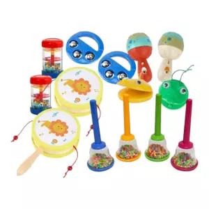 아기 장난감 음악회 북 쉐이커 마라카스 세트 악기