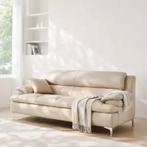 모데나 가죽 소파 3인 DF927817