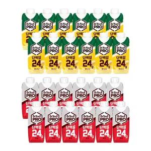 닥터유 프로 단백질 드링크 바나나 250ml x12 + 초코 250ml x12
