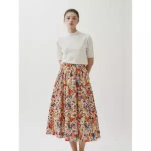 [하프클럽/코인코즈]코인코즈 플라워 롱 스커트_DW5SS133