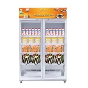 업소용온장고 식당 슈퍼 보관 음료 보온고 대형 음식 온장고 이중문 800L 플라스틱 스틸