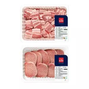 국내산냉동돈육한입삼겹살1.0kg +등심돈가스1.0kg 코스트코 코와샵2602