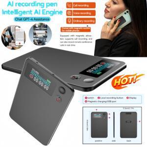 ChatGPT AI 음성 녹음기 앱 제어 번역 장치 LED 표시등 비즈니스 여행용 지능형