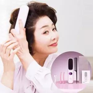 독일도르트 무선 빗 LED 고데기 볼륨 앞머리 뿌리