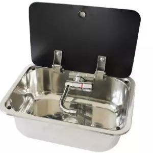 블랙싱크볼 미니 캠핑카 개수대 싱크볼 요트 카라반 간이 트레일러 세면대