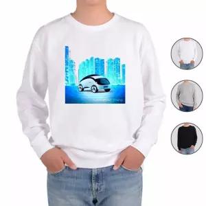 맨투맨 프린팅티셔츠 세상모든게 차안으로 mQy4+3XIf