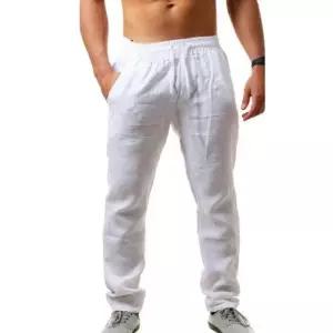 돈크 남자 세미 와이드 린넨 마바지 SD-250434 nIf2+6bzS