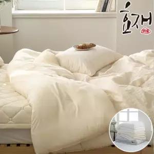 에게르 고밀도면 레이스 옥수수솜 침구세트Q(K겸용) by효재