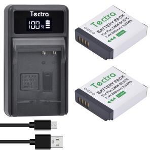 DMW-BLH7 DMW BLH7E 배터리 + LED 충전기 DC-GX850 LX10 GM1