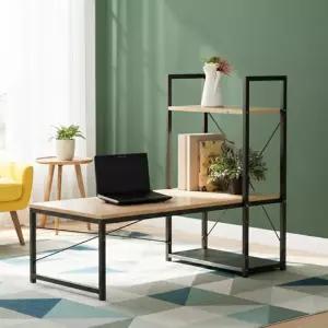 이지심플 좌식 컴퓨터 책상(블랙) 책상 컴퓨터 철제테이블