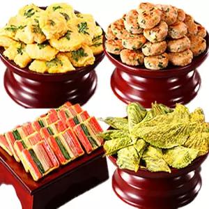 사옹원 모듬전 4종세트 모둠전 명절전 냉동전 추석 제사 차례 모음 부침개 주문 성묘 음식