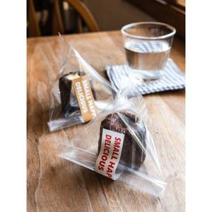 까눌레 두쫀쿠 포장지 구움과자 씰링 비닐 495매 투명봉투 7x12cm 일회용 종이 미니 스티커