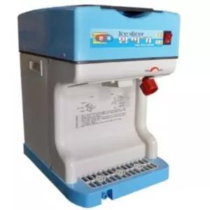 한국공업사 얼음빙삭기 자동 빙수기 얼음분쇄기D