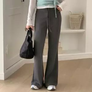 [코코블랑] 링클프리 라이즈 부츠컷 밴딩팬츠