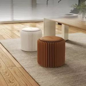 종이 의자 스툴 휴대용 여행 인테리어 간이 가정용 접이식 인테리어