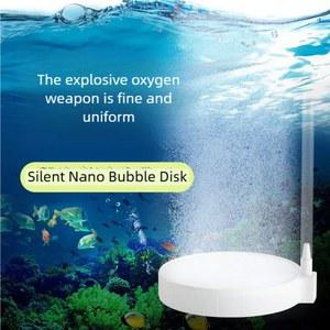 수족관용 에어 스톤 산소 디스크 미니 공급기 플레이트 나노 펌프 수경재배용 액세서리 버블