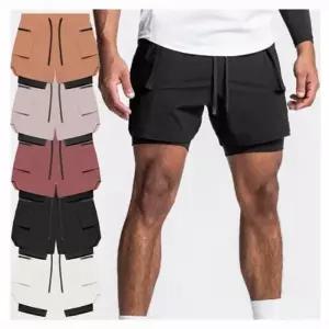 러닝 포켓팬츠 반바지 지퍼 밴딩 팬츠 속바지포켓 수건걸이 밴드 조절 신축성