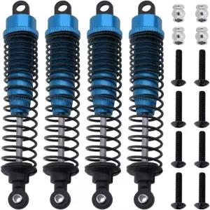 HobbyPark 110 RC 트럭 충격 108mm 후방 오프로드 흡수기 댐퍼 전방 조립 몬스터4팩파란색