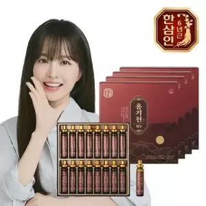 [한삼인]농협홍삼 한삼인 홍기천 6년근 진세노이드 앰플 20g 16병 4개 +쇼핑백