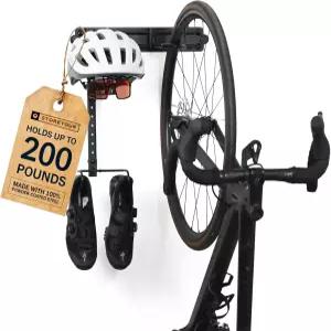 StoreYourBoard BLATT 자전거 벽걸이 차고용 공간 싱글 대부분의 산악 가능한 절약형 스탠드 및 하이브리드