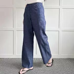 [나야홍]빅사이즈 602 아이스스판통일자청팬츠 DLOP493_P416903923