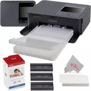 캐논 SELPHY CP1500 컴팩트 포토 프린터 블랙 KP-108IN 컬러 잉크 및 4x6 용지 세트 포함