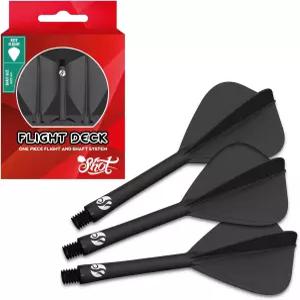 샷 다트 플라이트 덱 원피스 구매 시스템 샤프트 감소 굴절 모양 세트 가능 블랙350 마이크론 및 3종 연