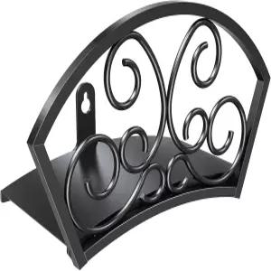 GOFORWILD 정원 호스 홀더 장식용 버틀러 튼튼한 물 랙 내구성 있는 벽 걸이 게이지 스틸로 만든 릴