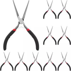 10 PCS 6인치 엑스트라 롱 니들 주얼리 수리 정밀 플라이어 노즈 제작 있는 그립이 미니 공예용 컴포트