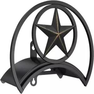 GOFORWILD 정원 호스 홀더 장식용 버틀러 튼튼한 물 랙 내구성 있는 벽 행거 게이지 스틸로 만든 릴