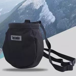 (타입 블랙)암벽등반 초크백 클라이밍 수납백 파우치 파우더 가방 초크팟 볼더링 용품 버킷 실내